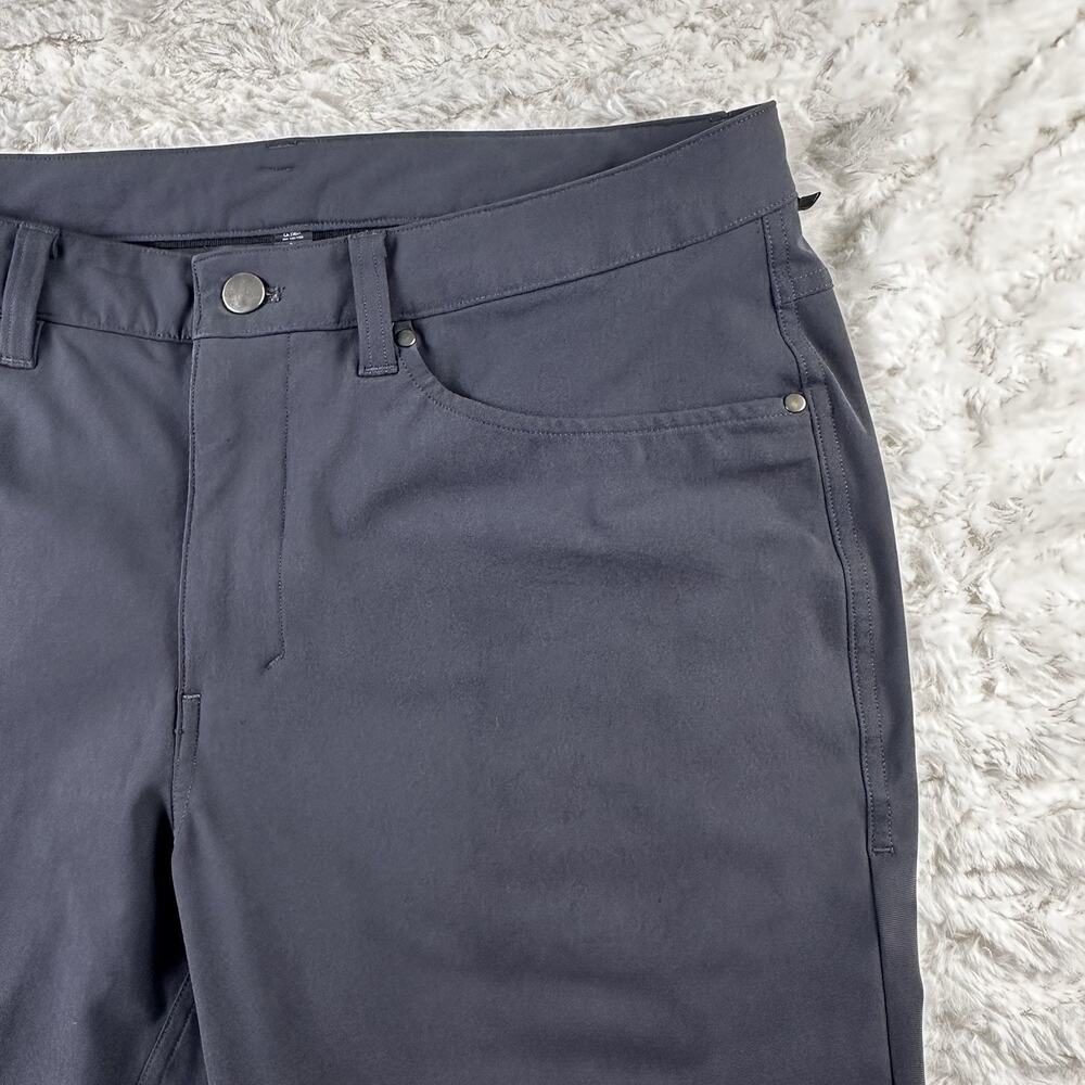 Lululemon ABC Classic Warpstreme Pants - Men's Size 32- Obsidian Gray - Picture 3 of 16